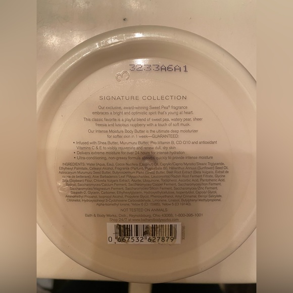 Bath & Body Works Bath & Body Bath And Body Works Sweet Pea Body